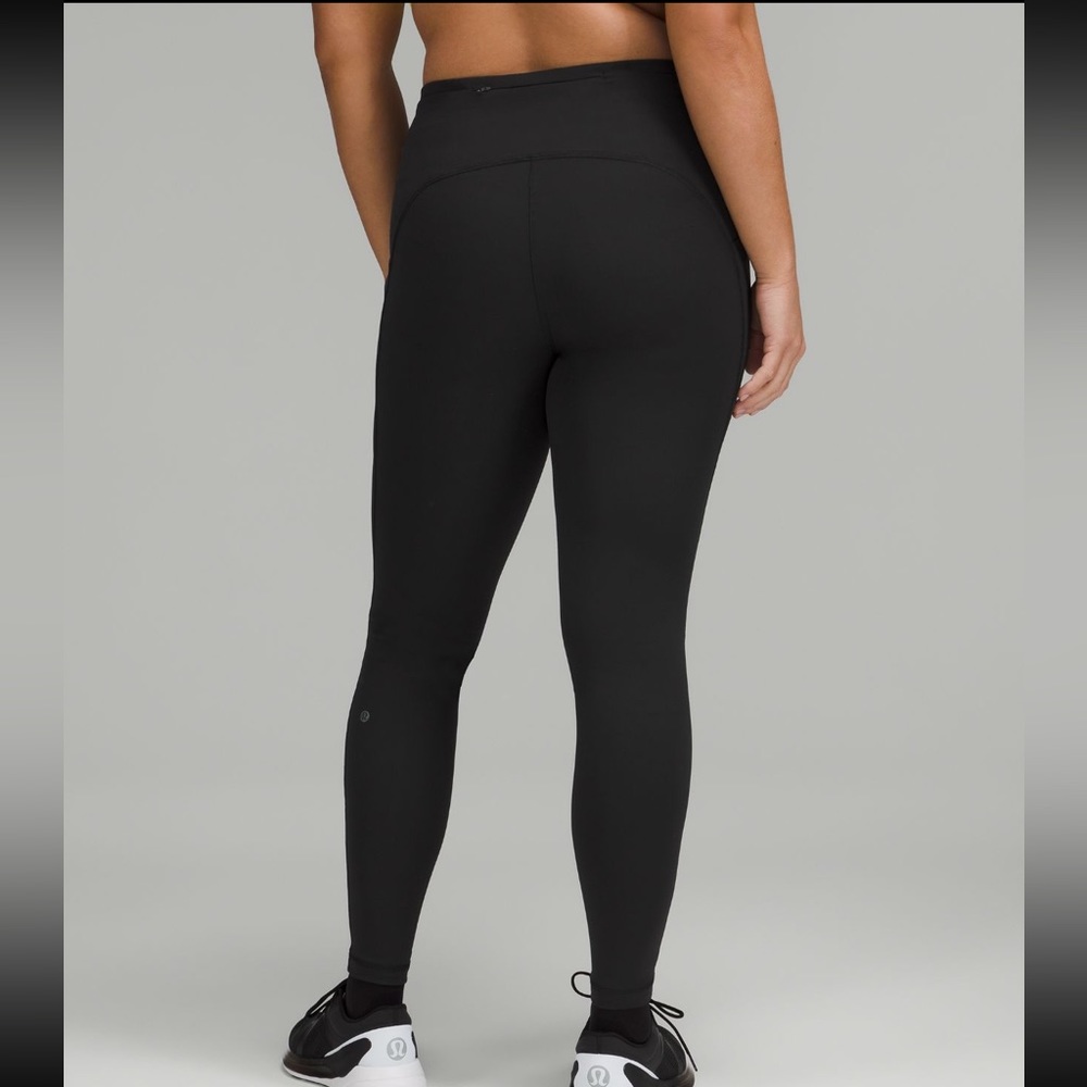 Lululemon like new speed tight black size 4 28 inseam